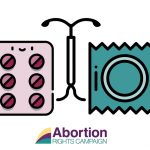 Graphic of a pack of contraceptive pills, an interunterine device and a condom. ARC logo underneath.